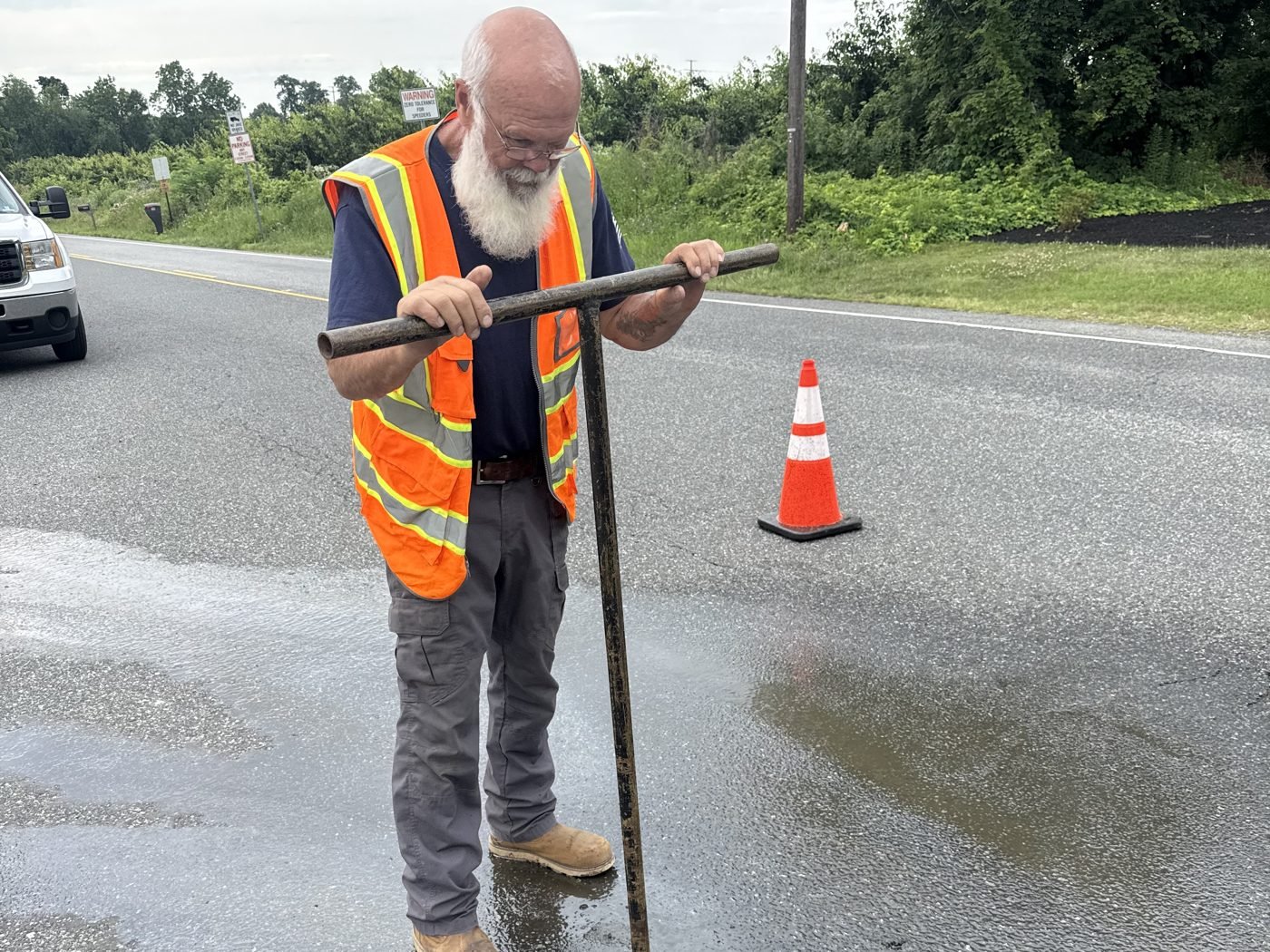 ETS licensed operator servicing a municipal water system